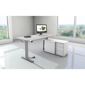Produktbild für Schreibtisch Kerkmann Move 1 Style 1771, mit Sideboard, L-Form