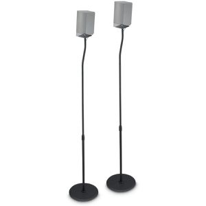 Produktbild für Lautsprecherständer Hama 220882, schwarz, aus Metall, 2 Stück