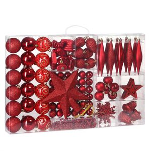 Produktbild für Weihnachtskugeln Deuba 103313, rot