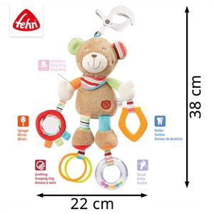 Produktbild für Motorikspielzeug Fehn 091878, Activity-Teddy