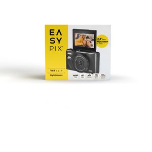 Produktbild für Kompaktkamera Easypix V64 Flip schwarz, mit 3 Zoll Display