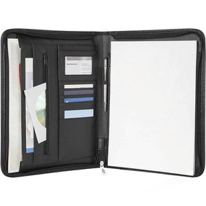 Produktbild für Schreibmappe Wedo 5854301, Elegance, schwarz, Kunstleder/Nylon