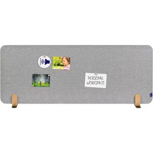 Produktbild für Tischtrennwand Legamaster 7-209832, grau