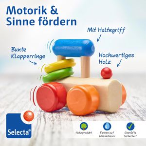 Produktbild für Motorikspielzeug Selecta Rolina Lok-Greifling