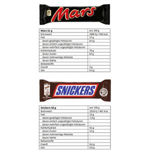 Produktbild für Schokoriegel Snackbox Mars-Chocolate Topseller