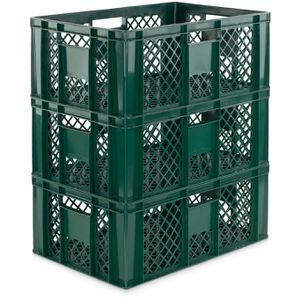 Produktbild für Eurobox Alpha-Paletten grün, 45 Liter, lebensmittelecht