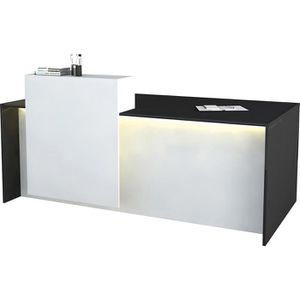 Empfangstheke Kerkmann Palermo, 3417, anthrazit / weiß