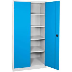 Produktbild für Werkzeugschrank ADB 40753, aus Metall, grau / lichtblau