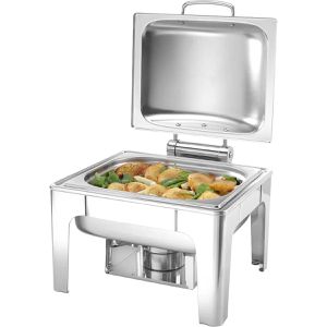 Produktbild für Chafing-Dish Hendi ProfiLine, silber satiniert, mit Brennpaste
