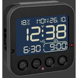 Produktbild für Wecker TFA 60.2552.01 Bingo 2.0 schwarz, digital