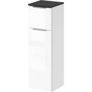 Produktbild für Badschrank Vicco Otis, weiß hochglanz