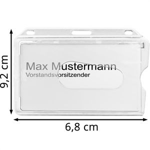 Produktbild für Kartenhalter Böttcher-AG Premium, Hartplastik