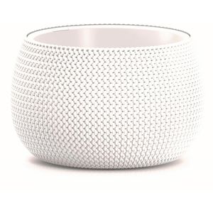 Übertopf Prosperplast Splofy Bowl, weiß, Ø 37 x 21 cm