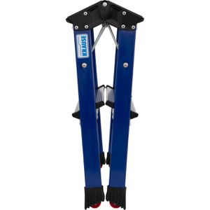 Produktbild für Klapptritt Krause Rolly, 130082, blau, aus Aluminium