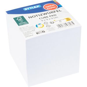 Zettelklotz Stylex 43607, geleimt