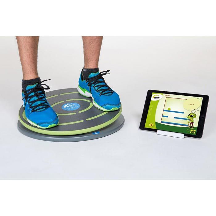 MFT BalanceBoard Challenge Disc 2.0, Ø 40 cm, grüngrau, Bluetooth