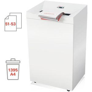 Produktbild für Aktenvernichter HSM Pure 940, 2391131, weiß, mit Rollen