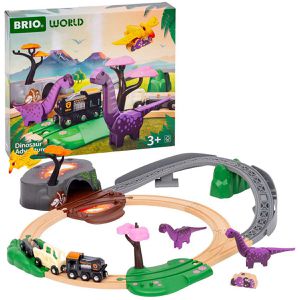 Spielzeugeisenbahn BRIO World Dinosaurier Abenteuer-Set