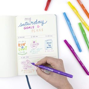 Produktbild für Filzstifte Tombow WS-PK-12P-3 TwinTone, Dual-Tip