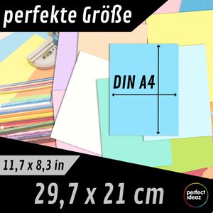 Produktbild für Tonpapier perfect-ideaz Pastell A4