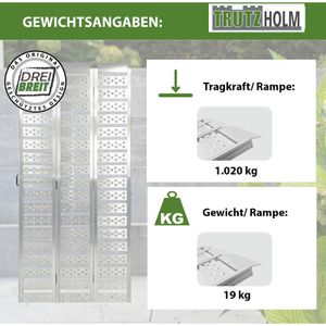Produktbild für Auffahrrampe Dreibreit by Trutzholm 26987, 1 Stück