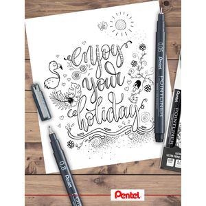 Produktbild für Fineliner Pentel Pointliner, S20P-8A
