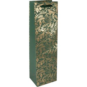 Produktbild für Geschenktüte Sigel GT130, Golden Ornaments on green