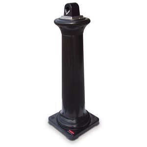 Produktbild für Aschenbecher Rubbermaid GroundsKeeper Tuscan, schwarz, Outdoor