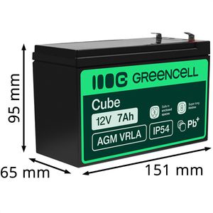 Produktbild für AGM-Batterie Green-Cell VRLA