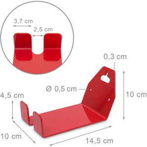 Produktbild für Fahrrad-Wandhalterung Relaxdays 10019267