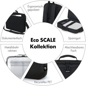 Produktbild für Laptoptasche Dicota Eco Multi Scale, schwarz