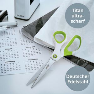 Produktbild für Büroschere Leitz WOW Titan, 5319-21-54, mit Softgrip