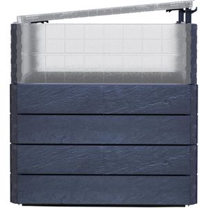 Produktbild für Hochbeet Garantia Ergo Quadro TurboPlus L 80 Stone