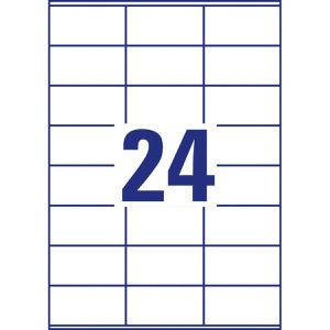 Produktbild für Universaletiketten Zweckform 3475-200, selbstklebend, weiß