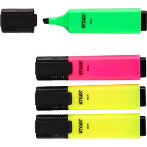 Textmarker Stylex 65550, 4 Stück