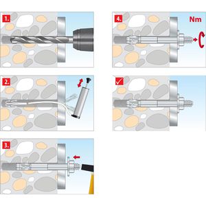Produktbild für Schwerlastdübel Tox S-Fix Pro M, verzinkt