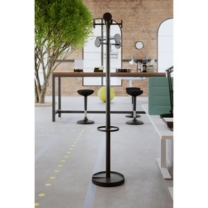 Produktbild für Garderobenständer Alba Stan3, PMSTAN3 N, schwarz