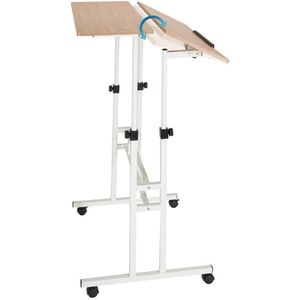 Produktbild für Computertisch hJh-OFFICE Workstation I, mit Rollen