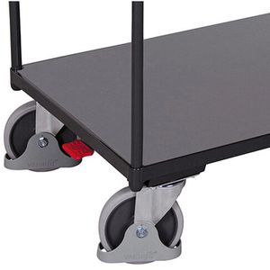 Produktbild für Tischwagen VARIOfit sw-500.504/AG, Metall &amp; Holz