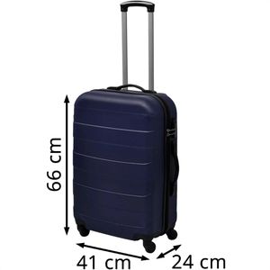 Produktbild für Koffer vidaXL 91144, blau, 3-teilig