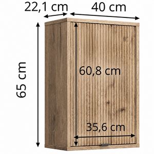 Produktbild für Bad-Hängeschrank Vicco Eliza Viking Oak, eiche