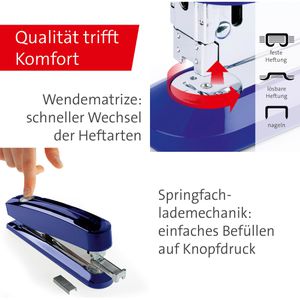 Produktbild für Heftgerät Novus B7A, Automatic 60-B703, inkl. 200 Heftklammern