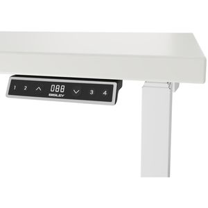Produktbild für Schreibtisch Bisley E-WonderTech, weiß / weiß
