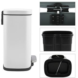 Produktbild für Mülleimer Spirella Akira, 10.19835, weiß