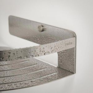 Produktbild für Duschablage Tiger Caddy 1400430946, Edelstahl gebürstet