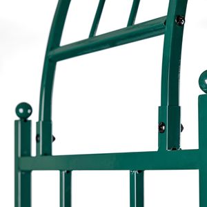 Produktbild für Rosenbogen Relaxdays 10026263, dunkelgrün, mit Pflanzkasten