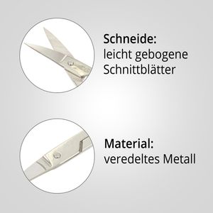 Produktbild für Nagelschere Elina-med Professional Quality, Metall