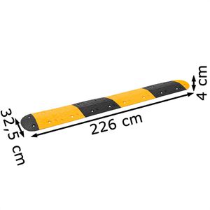 Produktbild für Fahrbahnschwelle vidaXL Bodenschwelle, 3157046, aus Gummi