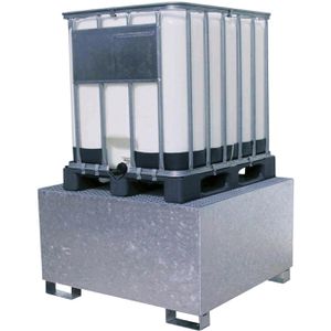 Produktbild für Auffangwanne CEMO GS1, 7393, aus verzinktem Stahl