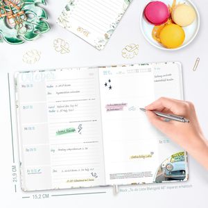 Produktbild für Schülerkalender Häfft Timer Blattgold, Schuljahr 2025/2026